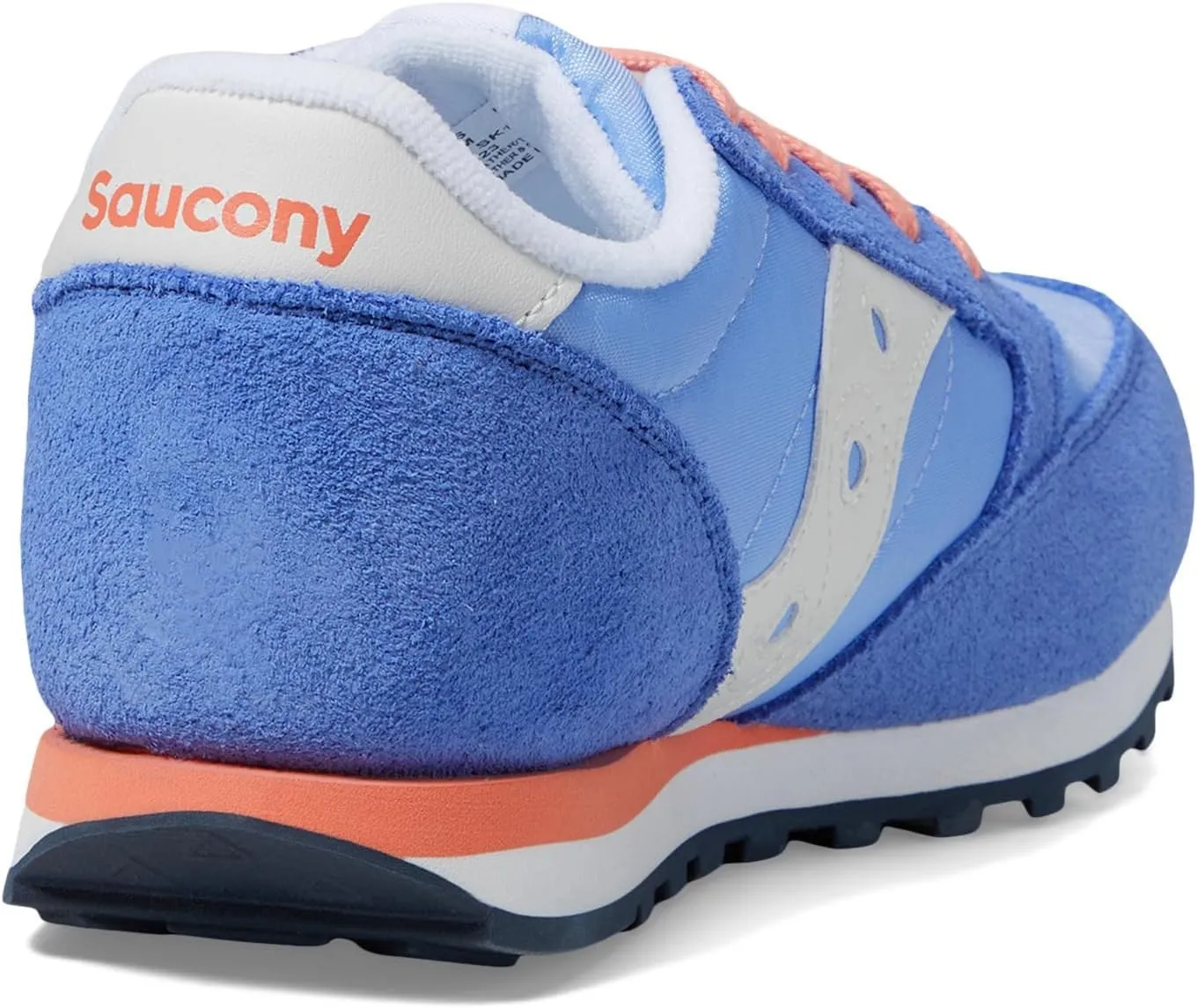 Saucony® Originals Jazz Original Kids’ Shoes – Textile and Leather Upper – Textile Lining – Round Toe Design