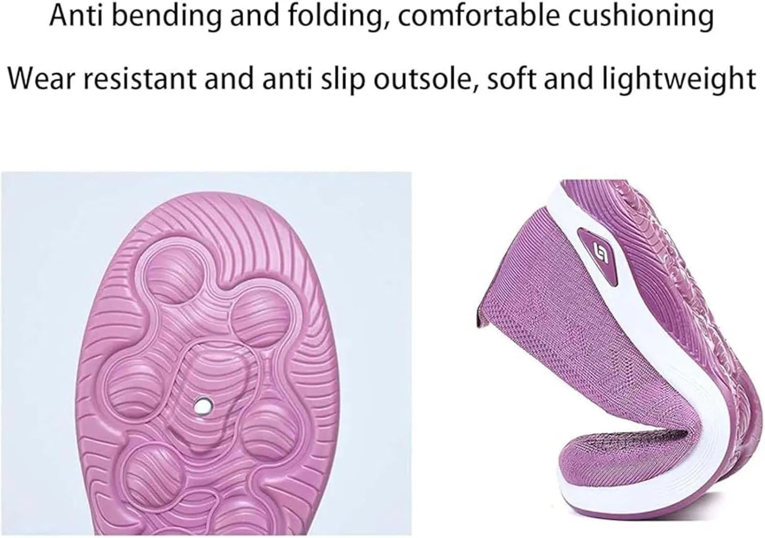 Selleren Orthopedic Shoes, Women's Comfortable Breathable Knitted Sneakers, Woven Cut-Out Orthopedic Soft Arch Support Walking Shoes, Slip-On Sneakers for Women