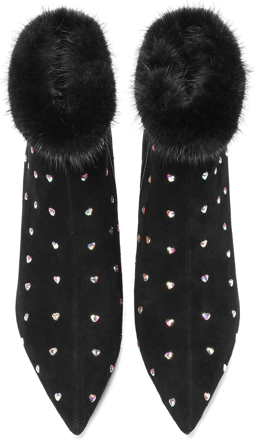 Sexy Dress Stiletto Booties for Women Pointed Toe Ankle Boots