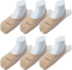 SHEEC Womens No Show Socks–Ultra-Soft Modal, Moisture-Wicking, Non-Slip Heel Grip–Invisible Fit for Sneakers & Boat Shoes