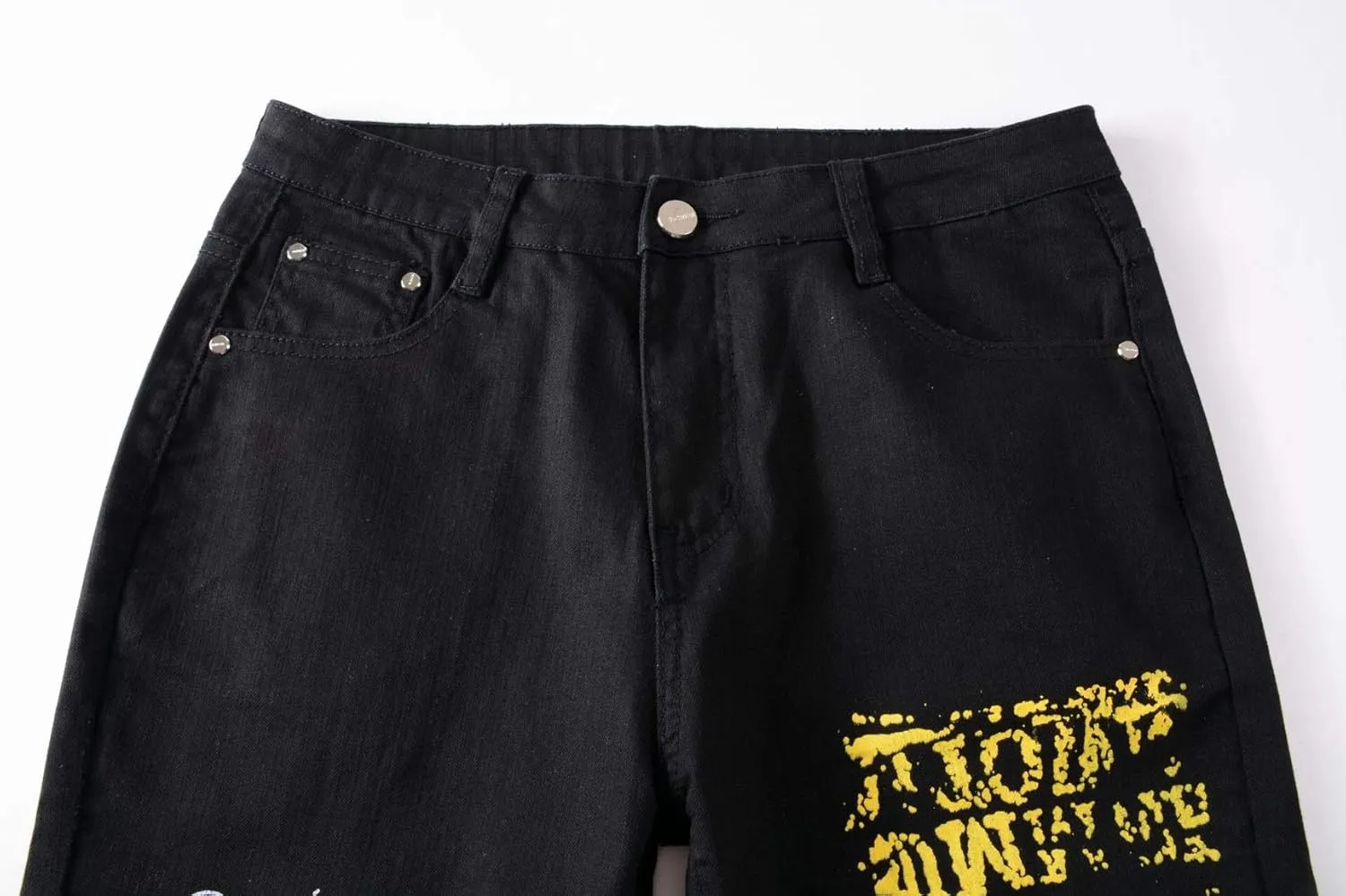 Slim Fit Men's Jeans, Ripped Stretch Jeans Denim Pants