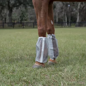 SmartPak Deluxe Relaxed Fit Fly Boots for Horses | Soft Comfortable Elastic | Durable Mesh | Protects Horse's Legs from Flies and Insects | Sold as a Pair (2)