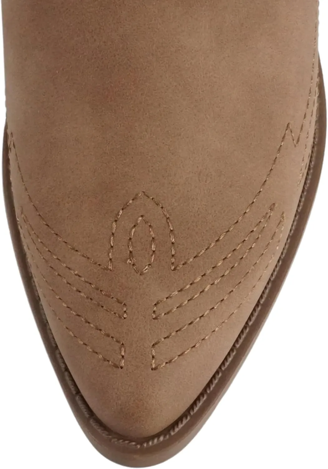 Soda Women Cowgirl Cowboy Western Stitched Ankle Boots Pointed Toe Short Booties Rigging-S (Wide Fit Available)