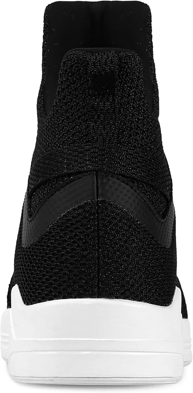 Soulsfeng High Top Running Shoes for Men Lightweight Breathable Mesh Walking Athletic Sneakers