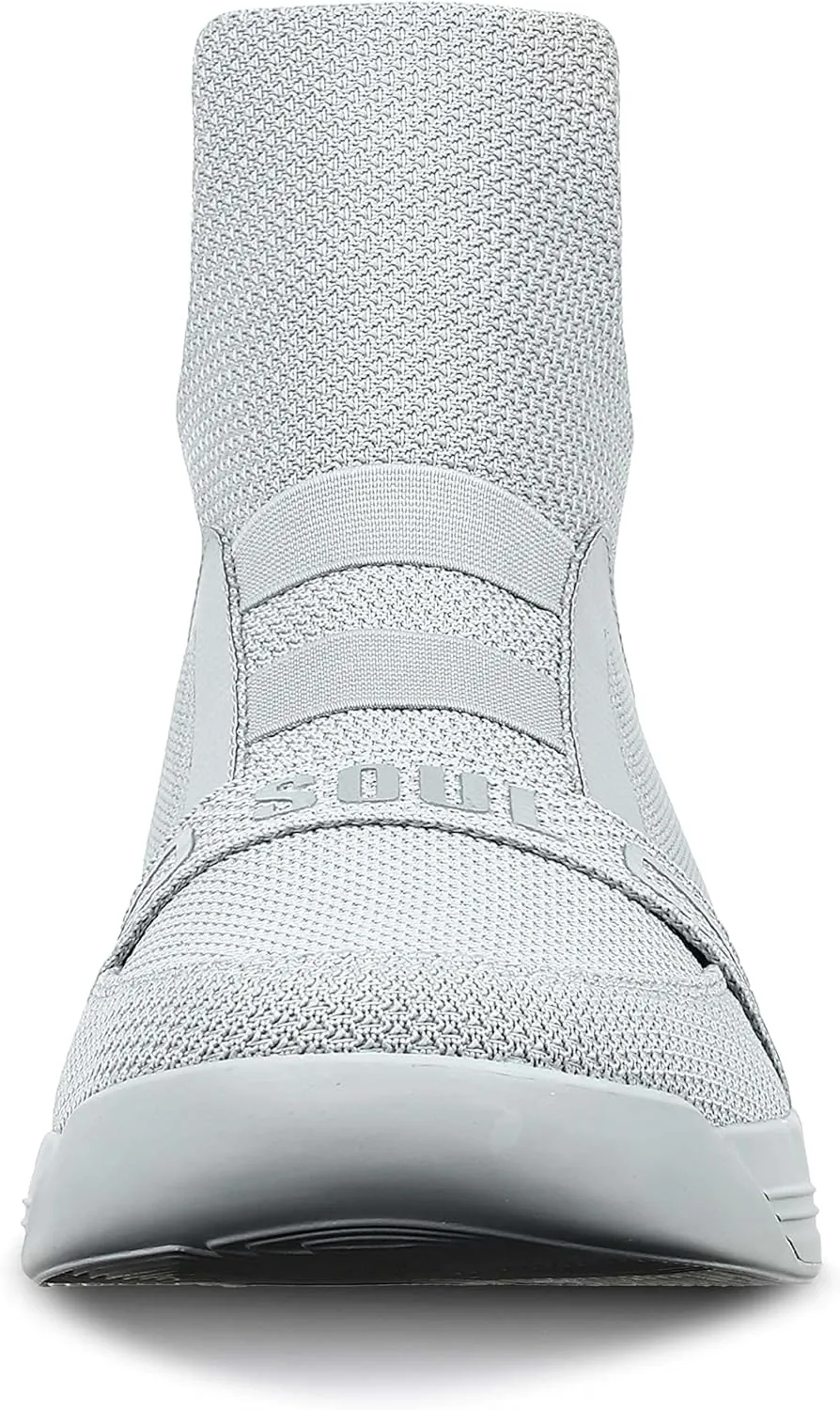 Soulsfeng High Top Running Shoes for Men Lightweight Breathable Mesh Walking Athletic Sneakers