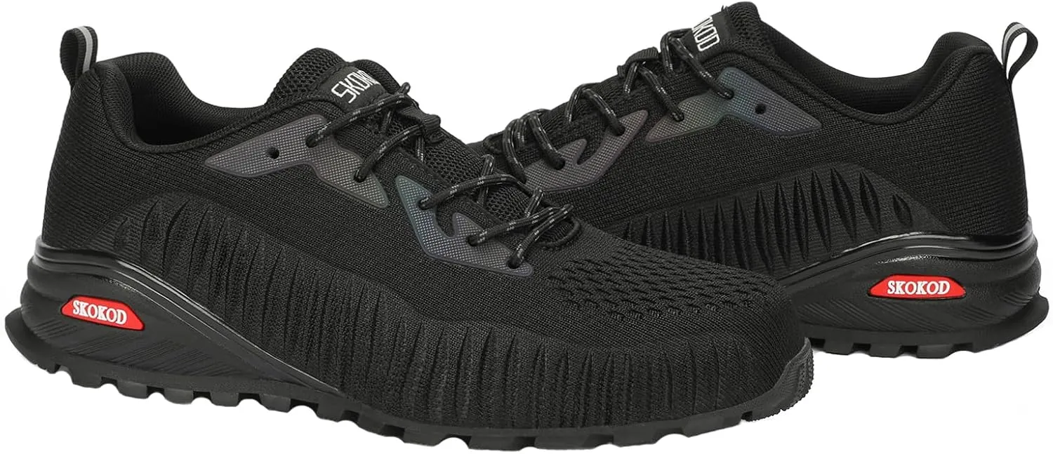 Steel Toe Shoes for Men Composite Work Shoes Comfortable Puncture Proof Lightweight Indestructible Sneakers