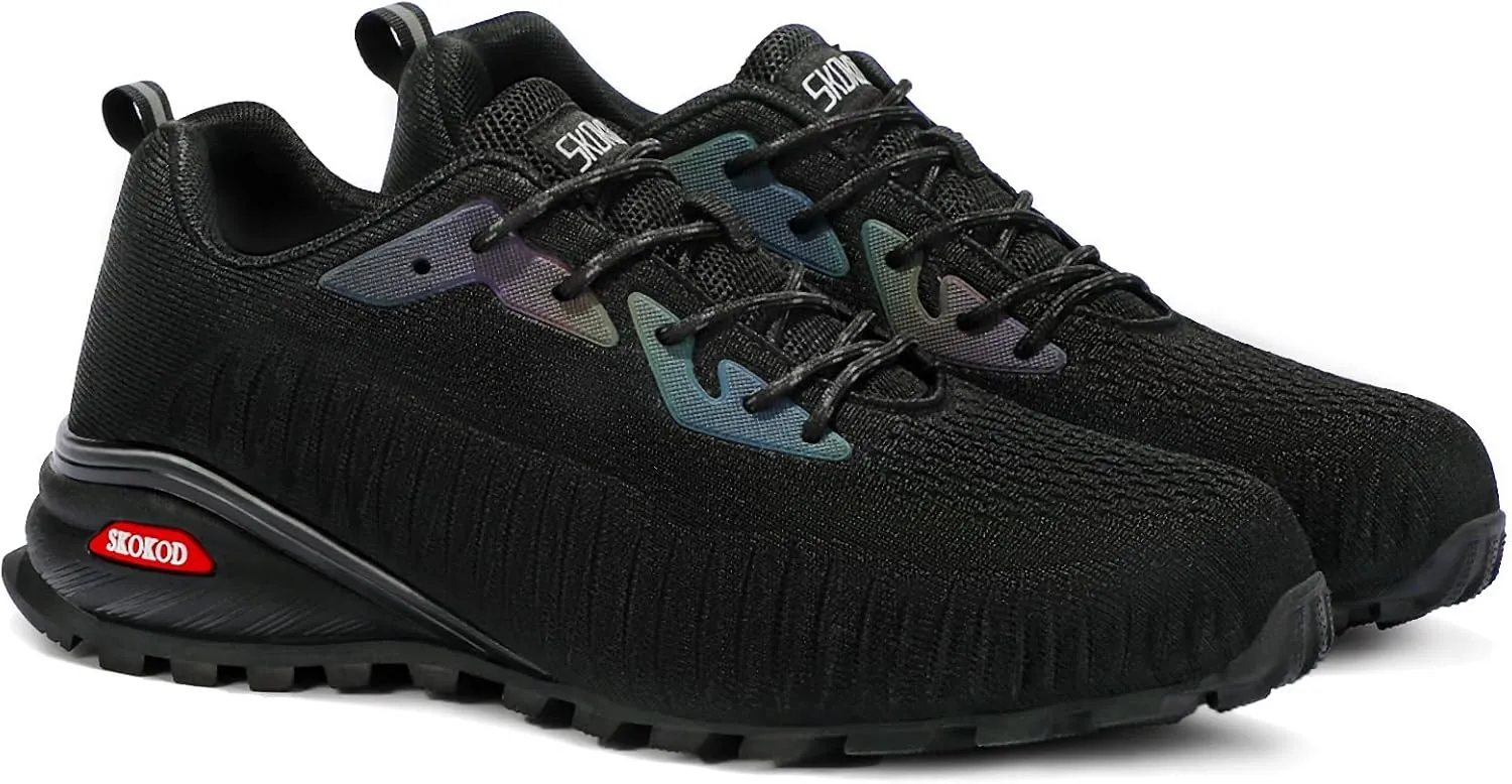 Steel Toe Shoes for Men Composite Work Shoes Comfortable Puncture Proof Lightweight Indestructible Sneakers