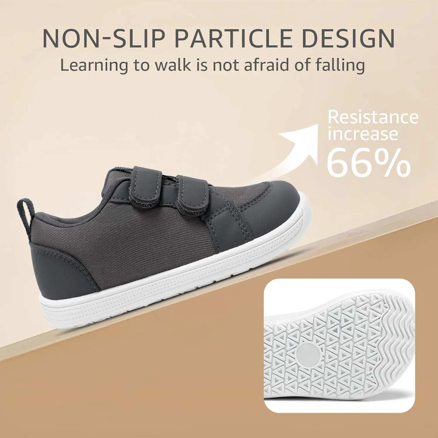 STQ Toddler Wide Toe Box Barefoot Shoes Girls Boys Sneakers Kids Tennis Shoes Lightweight Non-Slip Zero Drop First Walking Shoe Comfort Outdoor Activities School