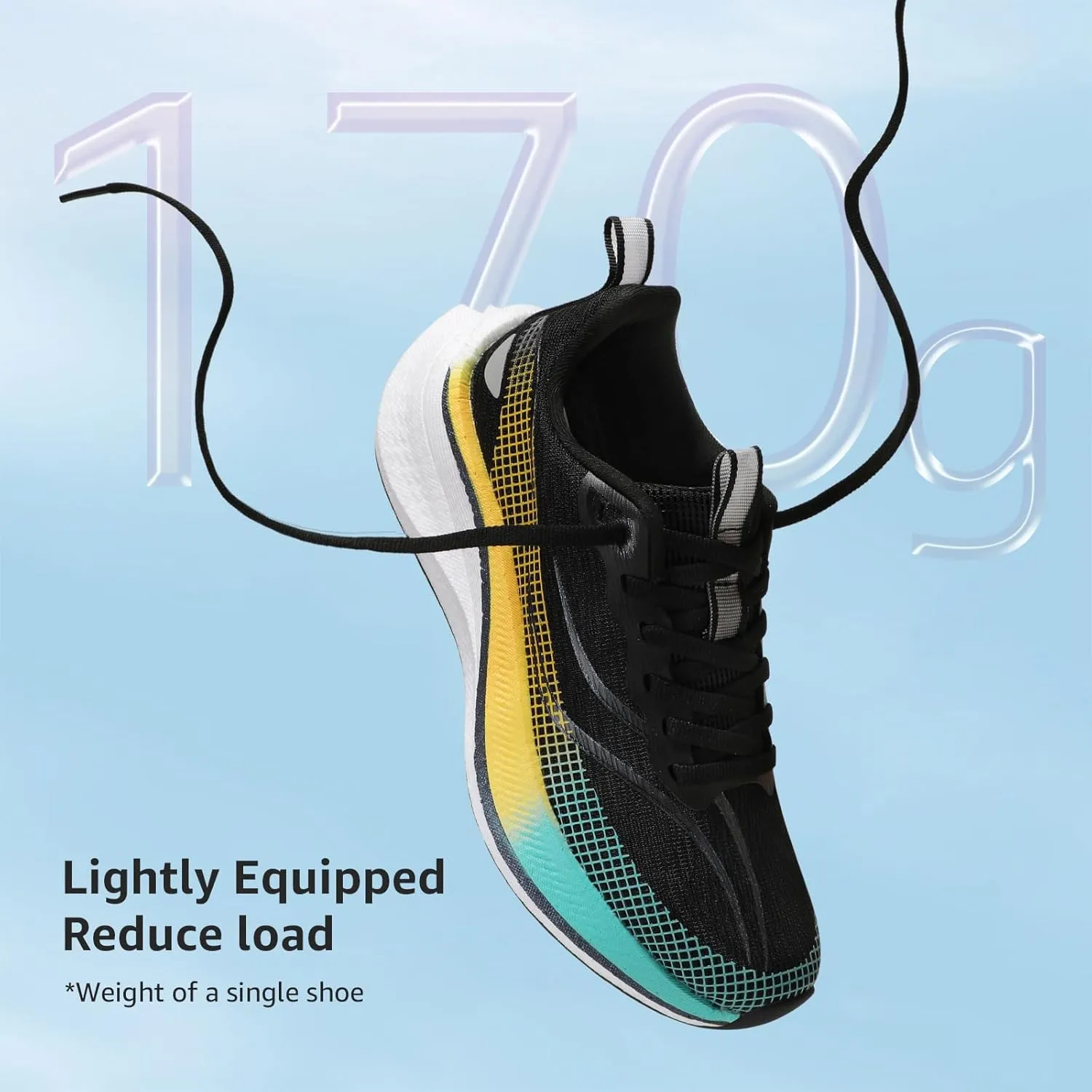 STQ Women Carbon Plate Road Running Shoes Ultra Light Cushion Sole