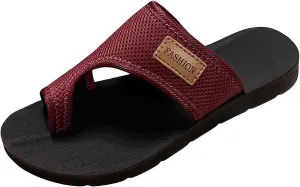 Summer Orthopedic Sandals for Women 2025 Comfortable Breathable Hollow Out Mesh Slide Flat Sandals Non Slip Beach Shower Walking Shoes Indoor Outdoor