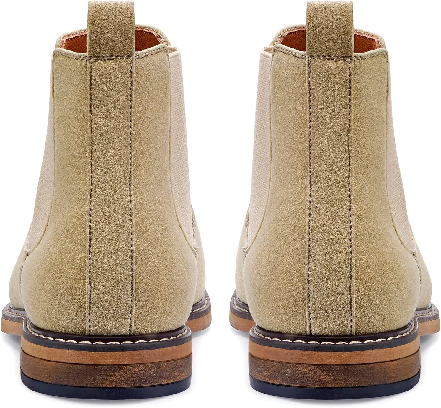 Temeshu Men's Chelsea Boots Casual Dress Boots Ankle Slip On Boots for Men MS25