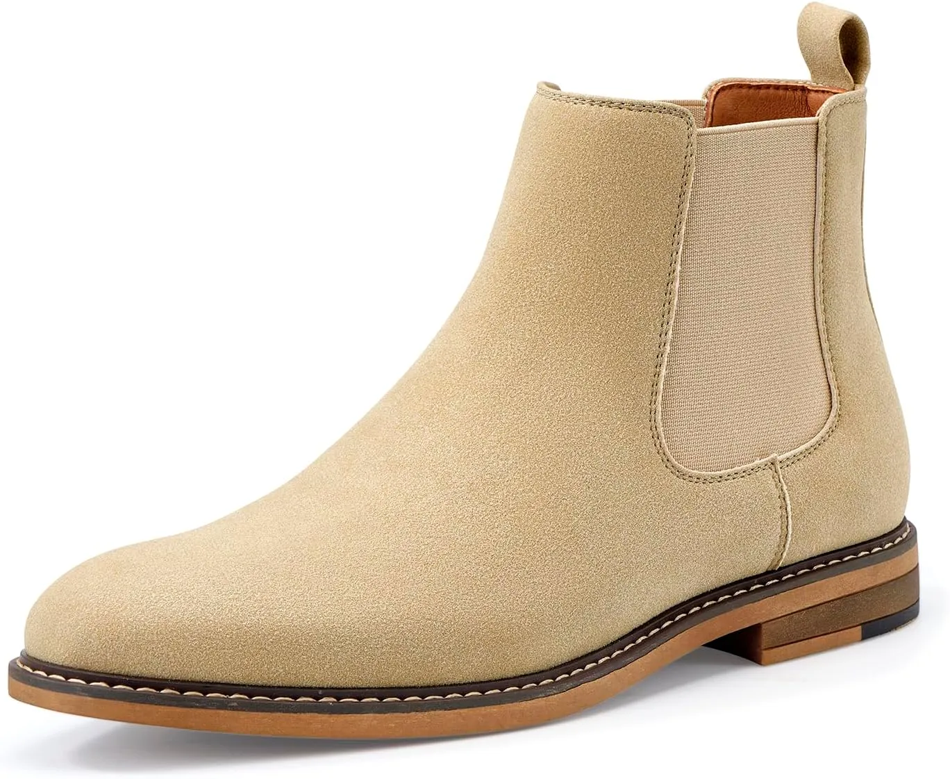 Temeshu Men's Chelsea Boots Casual Dress Boots Ankle Slip On Boots for Men MS25