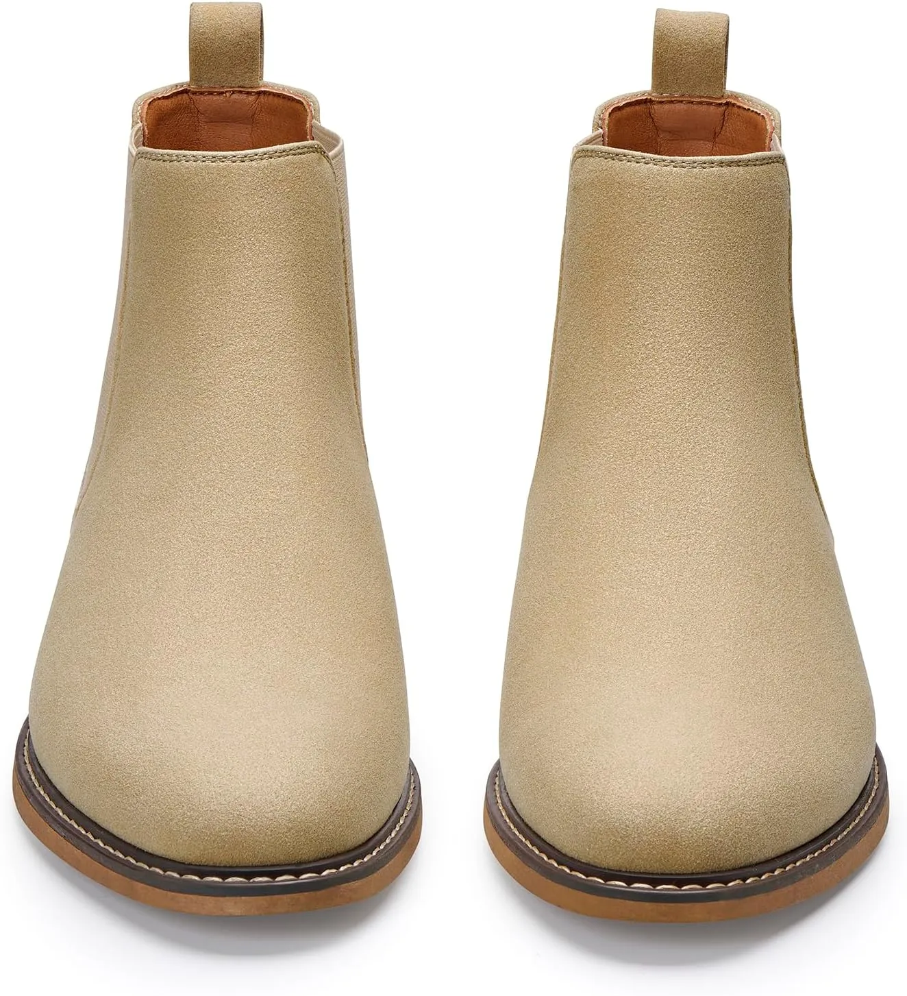Temeshu Men's Chelsea Boots Casual Dress Boots Ankle Slip On Boots for Men MS25