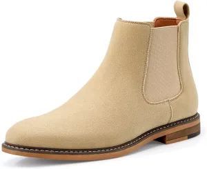 Temeshu Men's Chelsea Boots Casual Dress Boots Ankle Slip On Boots for Men MS25