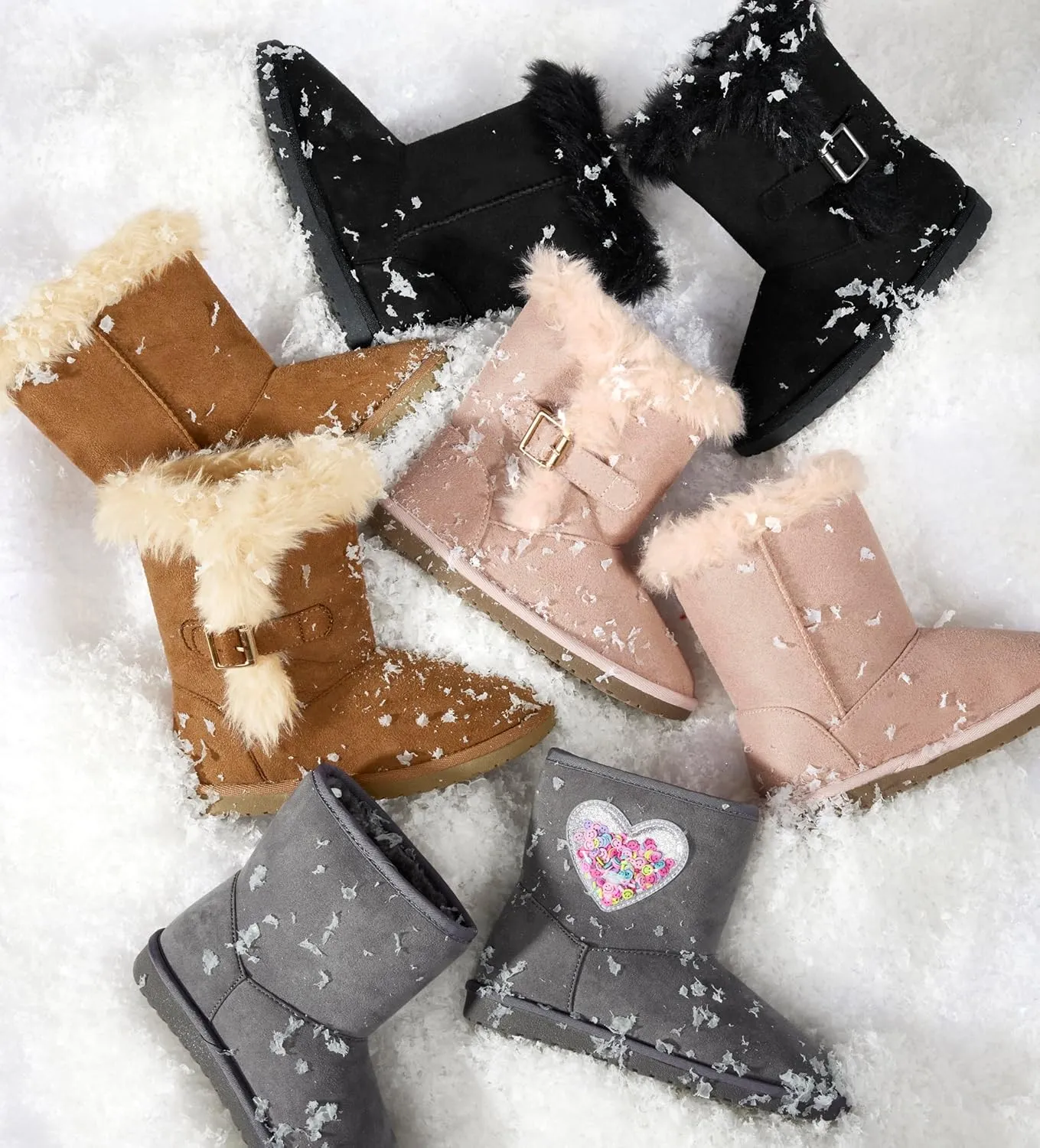 The Children's Place Girls' and Toddler Warm Lightweight Winter Boot Seasonal Fashion