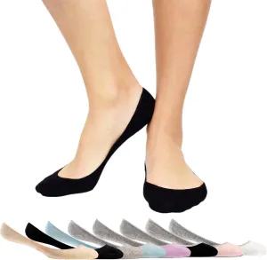 Thirty48 Women’s No Show Loafer Socks, Boat Shoe Liners with Non Slip Grip