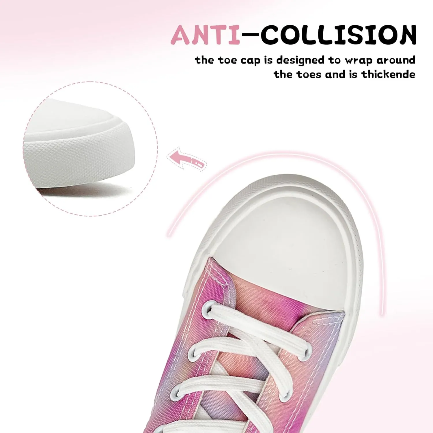 Toddler/Little Sneakers for Girls Boys Kids Fashion High Tops Canvas Shoes Classic Casual Tennis Shoes Colorful Shoes