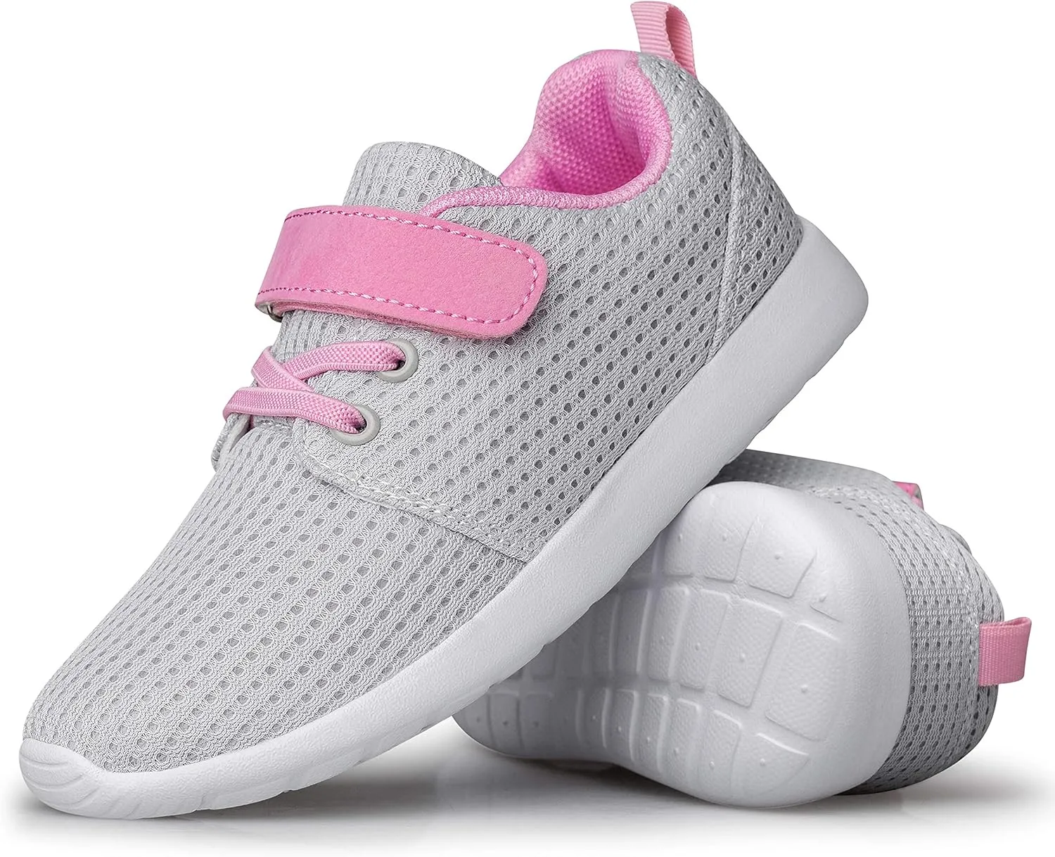 TOEDNNQI Boys Girls Sneakers Kids Lightweight Breathable Strap Athletic Running Shoes for Toddler/Little Kid/Big Kid