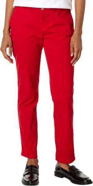 Tommy Hilfiger Women's Hampton Chino Pants – Lightweight Pants With Relaxed Fit