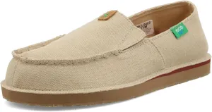 Twisted X Men's Slip-On Loafer, Moc Toe, Khaki, 12 W