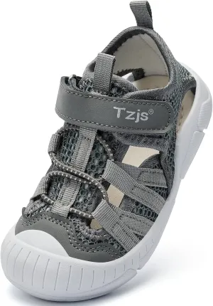 TZJS Boys Girls Water Shoes Kids Lightweight Beach Sport Sandals Breathable Quick Dry Swimming Sandals for Toddler