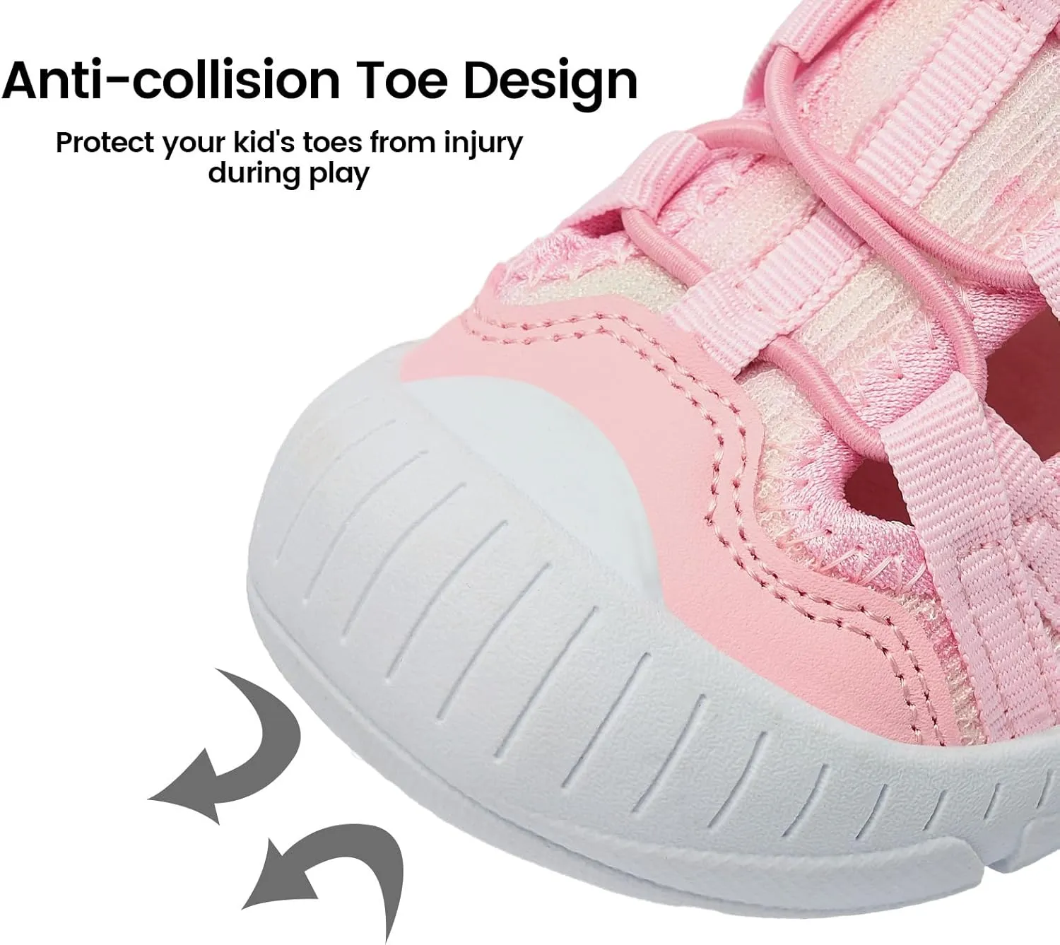 TZJS Boys Girls Water Shoes Kids Lightweight Beach Sport Sandals Breathable Quick Dry Swimming Sandals for Toddler