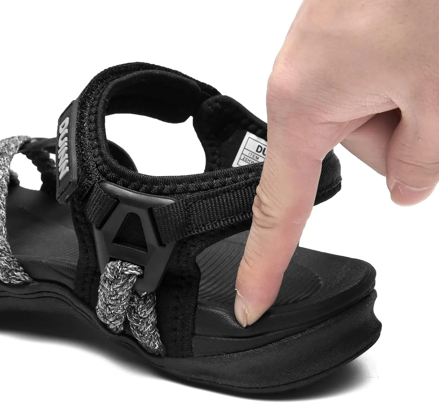UBFEN Womens Hiking Sandals Sport Sandals Straps with Adjustable Hooks Arch Support Beach Vacation Casual Camping
