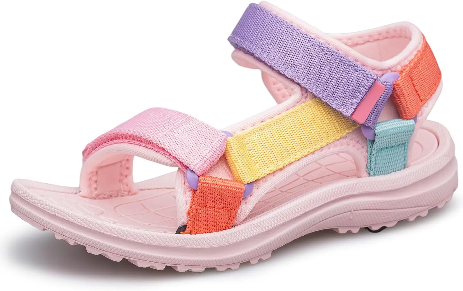 vibdiv Boys Girls Sandals Open-Toe Summer Outdoor Unisex Child Sport Sandals Athletic Lightweight(Toddler/Little Kid/Big Kid)