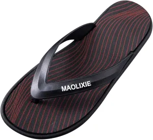 Vickyleb Flip Flops for Men,Men's Flip Flops Trendy Summer Comfortable Fashion Beach Sandals C