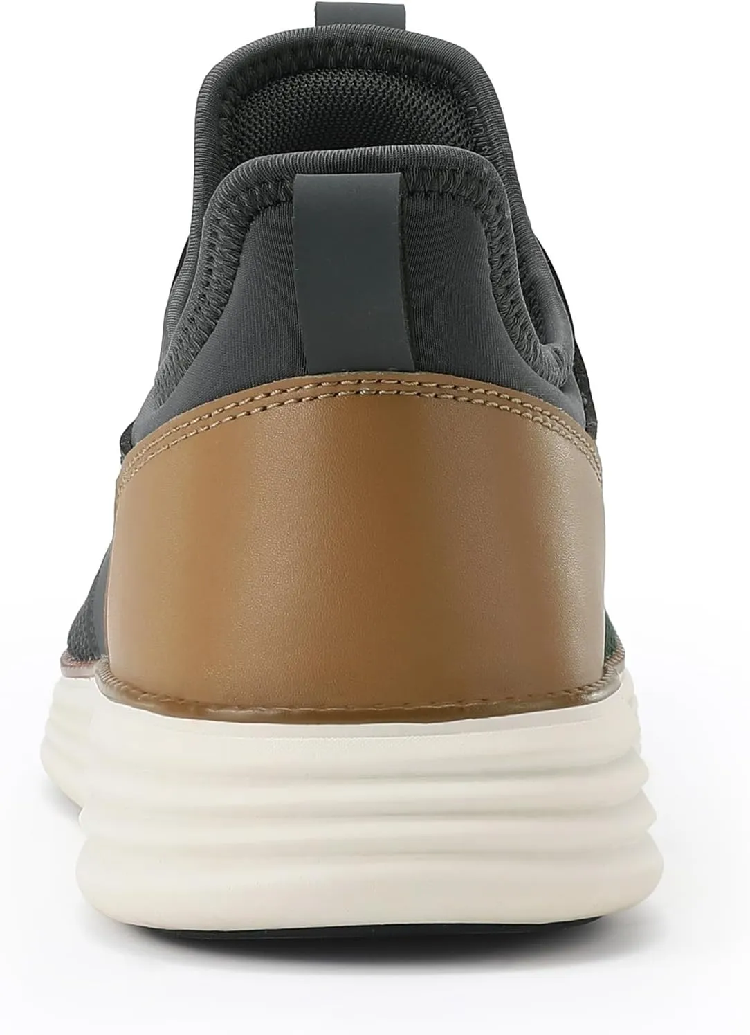 VILOCY Mens Slip On Casual Dress Shoes Hands Free Laceless Fashion Sneakers Comfortable Mesh Tennis Walking Shoes