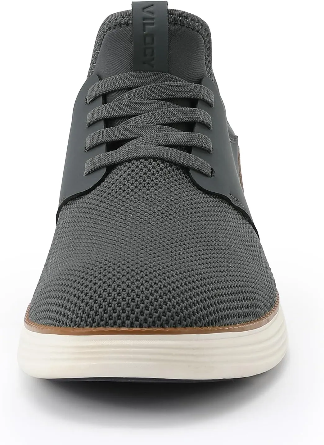 VILOCY Mens Slip On Casual Dress Shoes Hands Free Laceless Fashion Sneakers Comfortable Mesh Tennis Walking Shoes