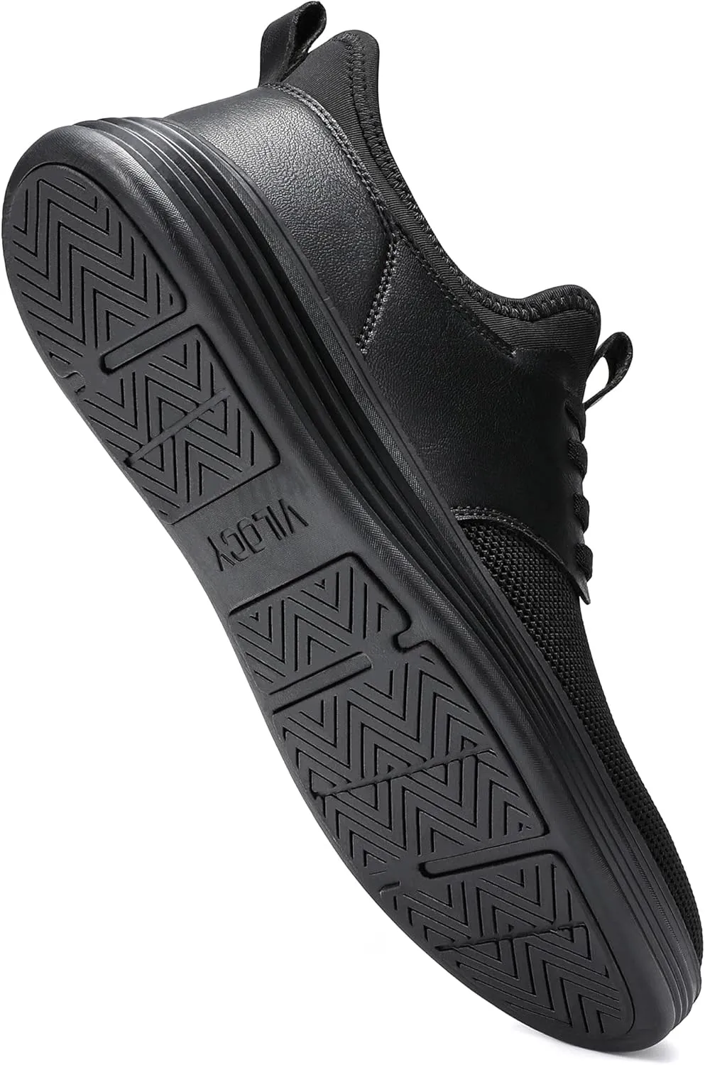 VILOCY Mens Slip On Casual Dress Shoes Hands Free Laceless Fashion Sneakers Comfortable Mesh Tennis Walking Shoes