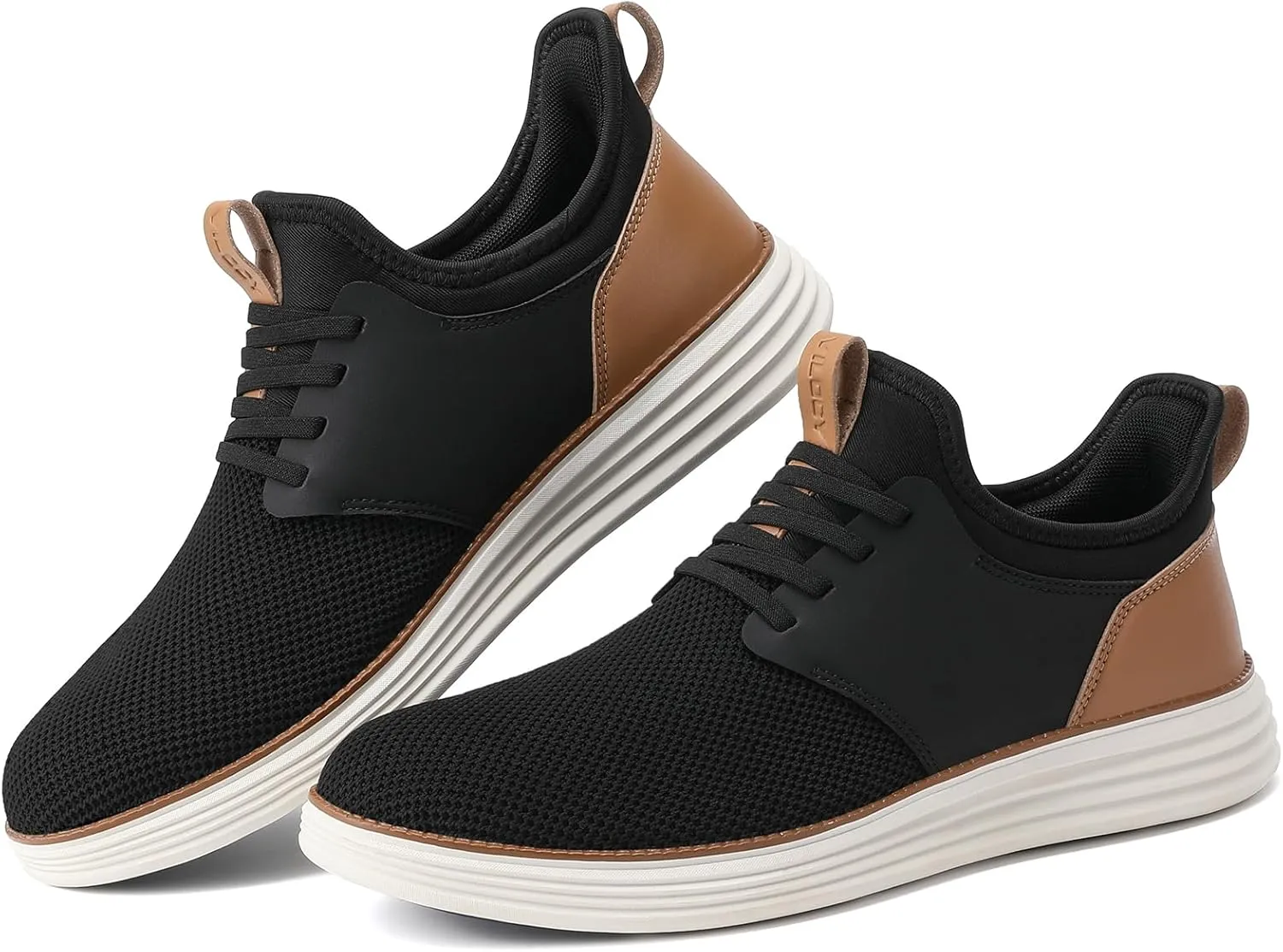 VILOCY Mens Slip On Casual Dress Shoes Hands Free Laceless Fashion Sneakers Comfortable Mesh Tennis Walking Shoes