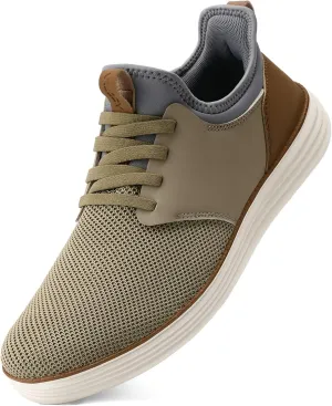VILOCY Mens Slip On Casual Dress Shoes Hands Free Laceless Fashion Sneakers Comfortable Mesh Tennis Walking Shoes