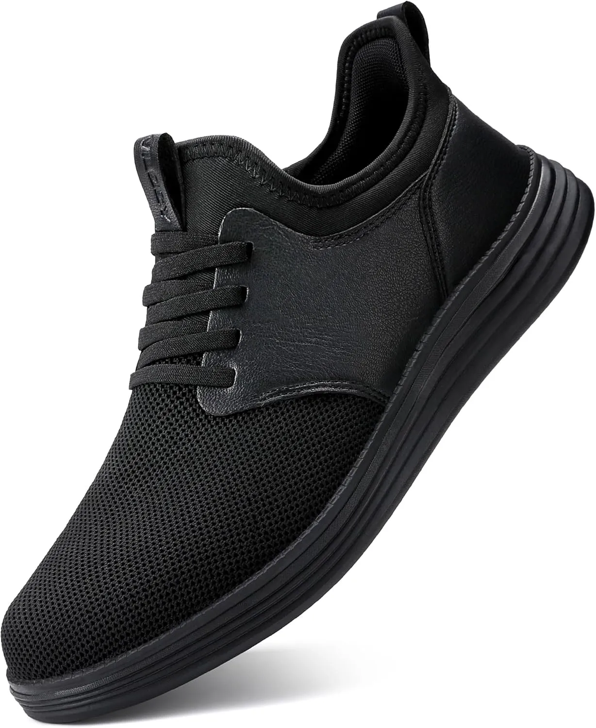 VILOCY Mens Slip On Casual Dress Shoes Hands Free Laceless Fashion Sneakers Comfortable Mesh Tennis Walking Shoes