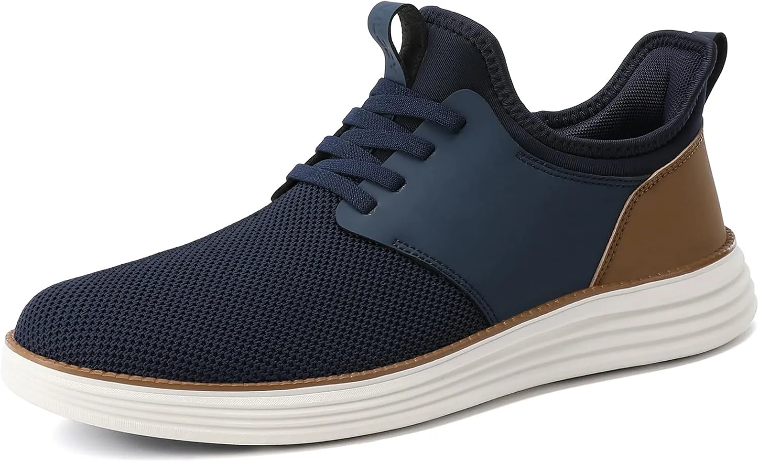 VILOCY Mens Slip On Casual Dress Shoes Hands Free Laceless Fashion Sneakers Comfortable Mesh Tennis Walking Shoes