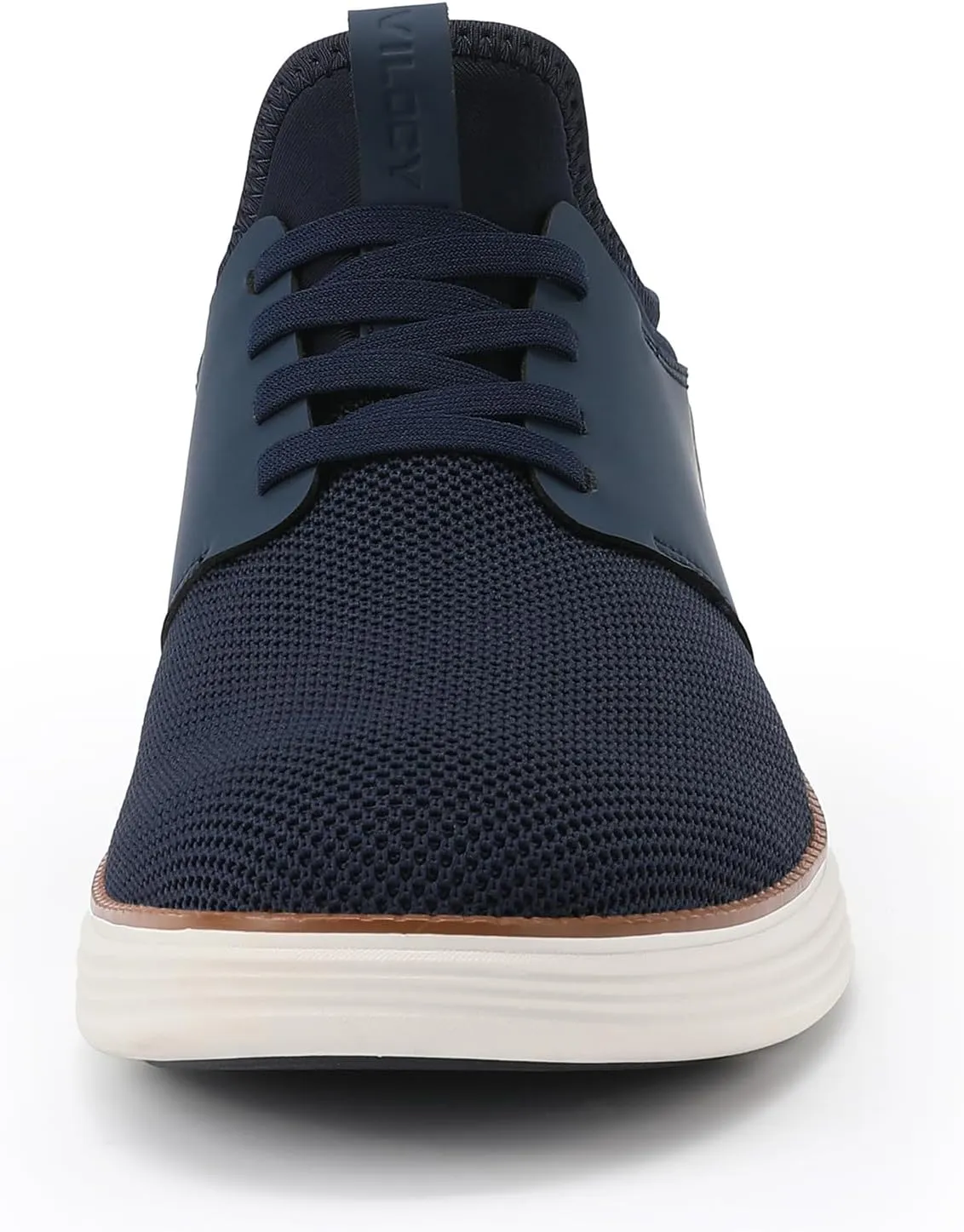 VILOCY Mens Slip On Casual Dress Shoes Hands Free Laceless Fashion Sneakers Comfortable Mesh Tennis Walking Shoes