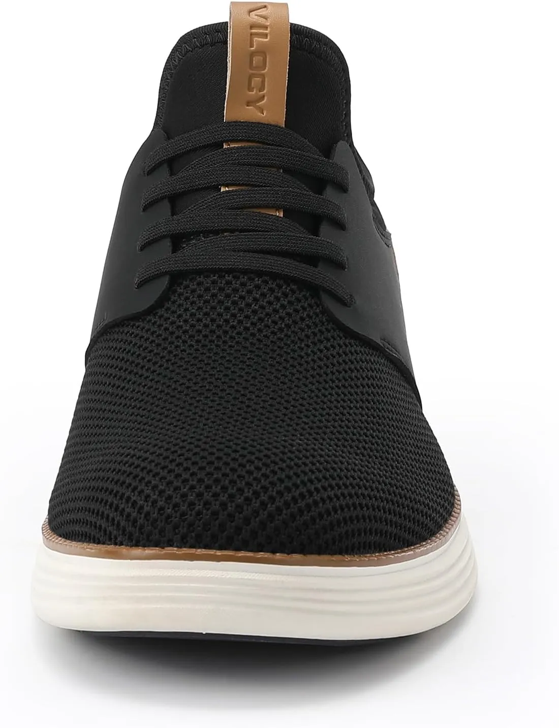 VILOCY Mens Slip On Casual Dress Shoes Hands Free Laceless Fashion Sneakers Comfortable Mesh Tennis Walking Shoes