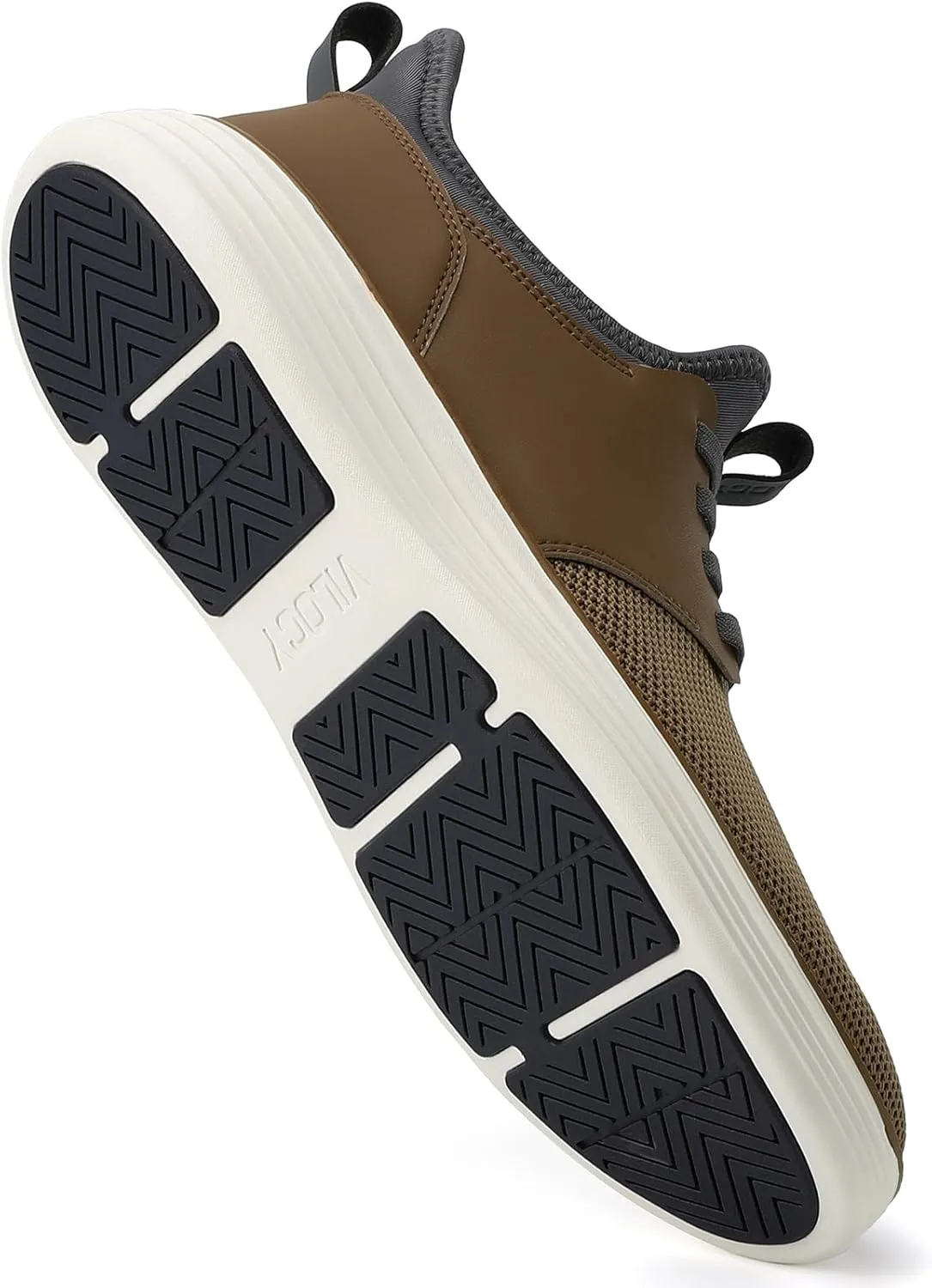 VILOCY Mens Slip On Casual Dress Shoes Hands Free Laceless Fashion Sneakers Comfortable Mesh Tennis Walking Shoes