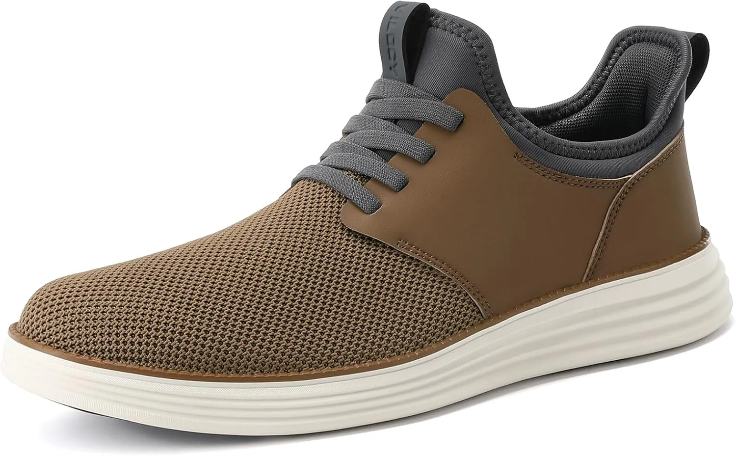 VILOCY Mens Slip On Casual Dress Shoes Hands Free Laceless Fashion Sneakers Comfortable Mesh Tennis Walking Shoes