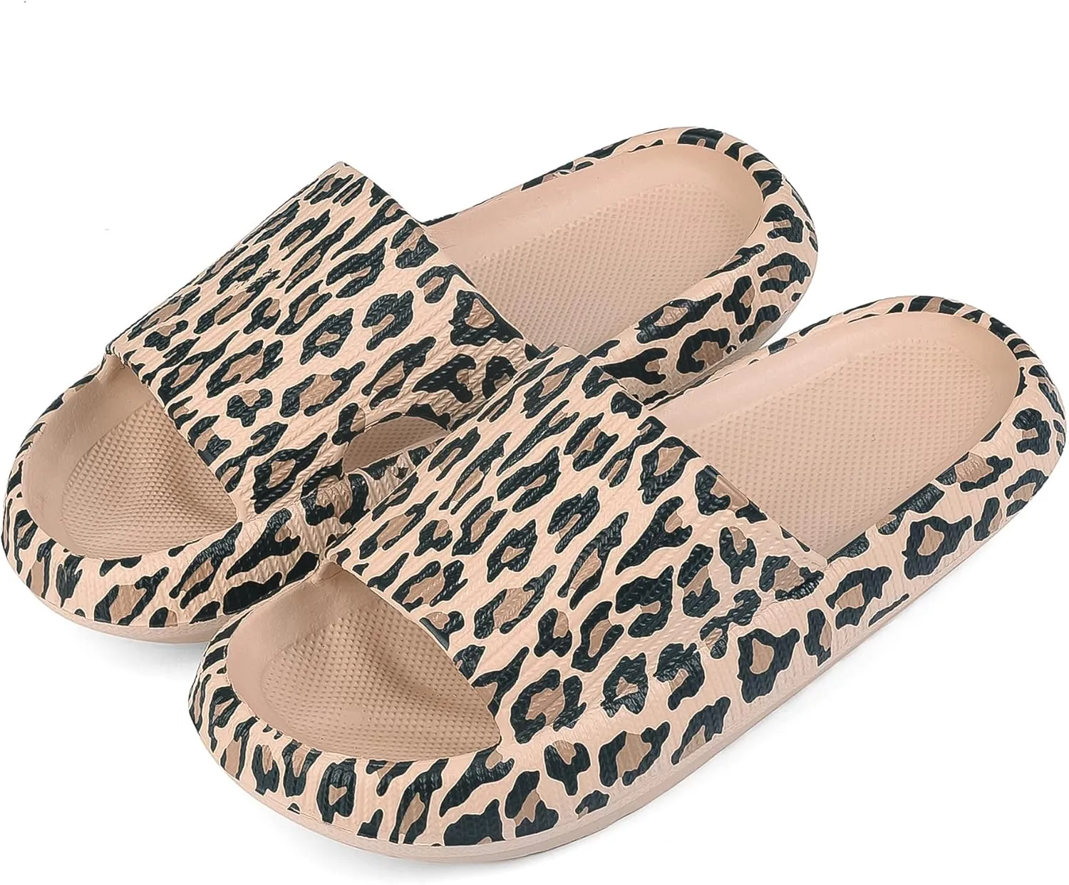 VONMAY Cloud Slides for Men and Women Quick Drying Pillow Slippers Non-Slip Shower Sandals with Cushioned Thick Sole for Comfort & Support