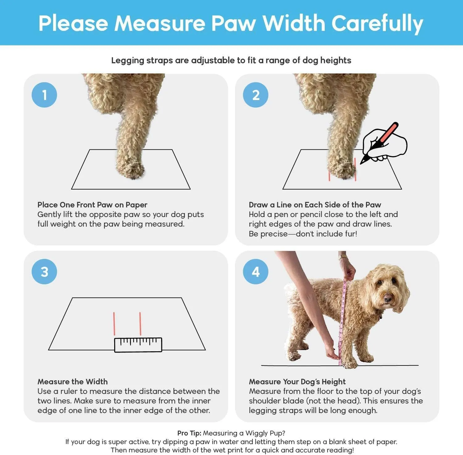 Walkee Paws Deluxe Easy-On, Dog Suspender Boot Leggings. Waterproof Booties for Small to Medium Sized Dogs, Dog Rain Boots, Protect from Hot Pavement, and Harsh Chemicals (Black, XS Short)