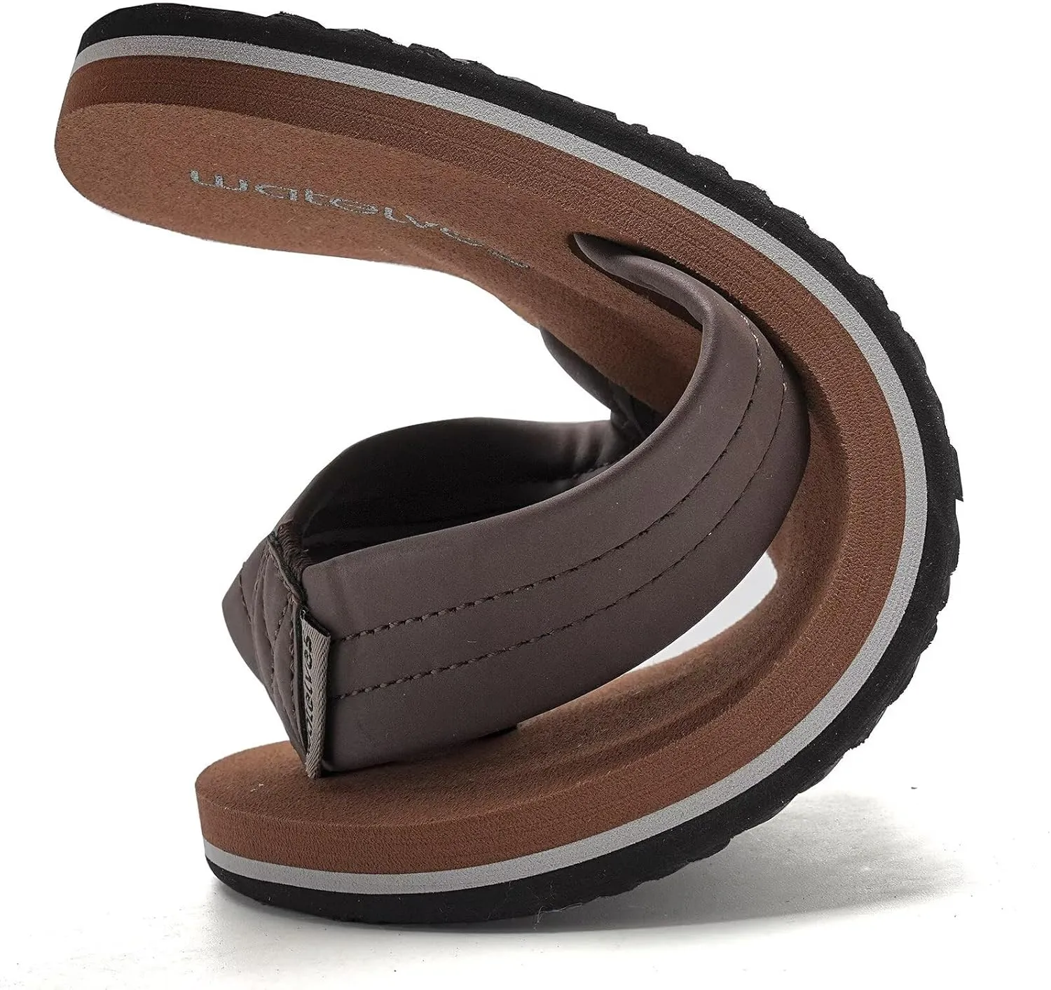 WateLves Mens-Flip-Flops-Thong-Sandals-with-Arch-Support Lightweight-Water-Shoes Open-Toe Comfort Summer-Beach-Slippers for Pool-Showers-Dorms Indoor-Outdoor