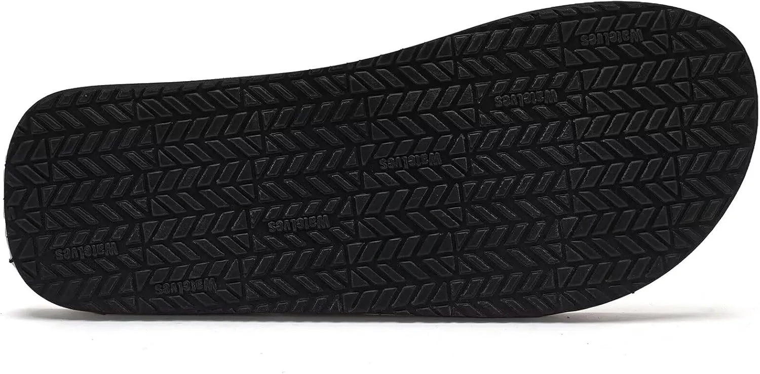 WateLves Mens-Flip-Flops-Thong-Sandals-with-Arch-Support Lightweight-Water-Shoes Open-Toe Comfort Summer-Beach-Slippers for Pool-Showers-Dorms Indoor-Outdoor