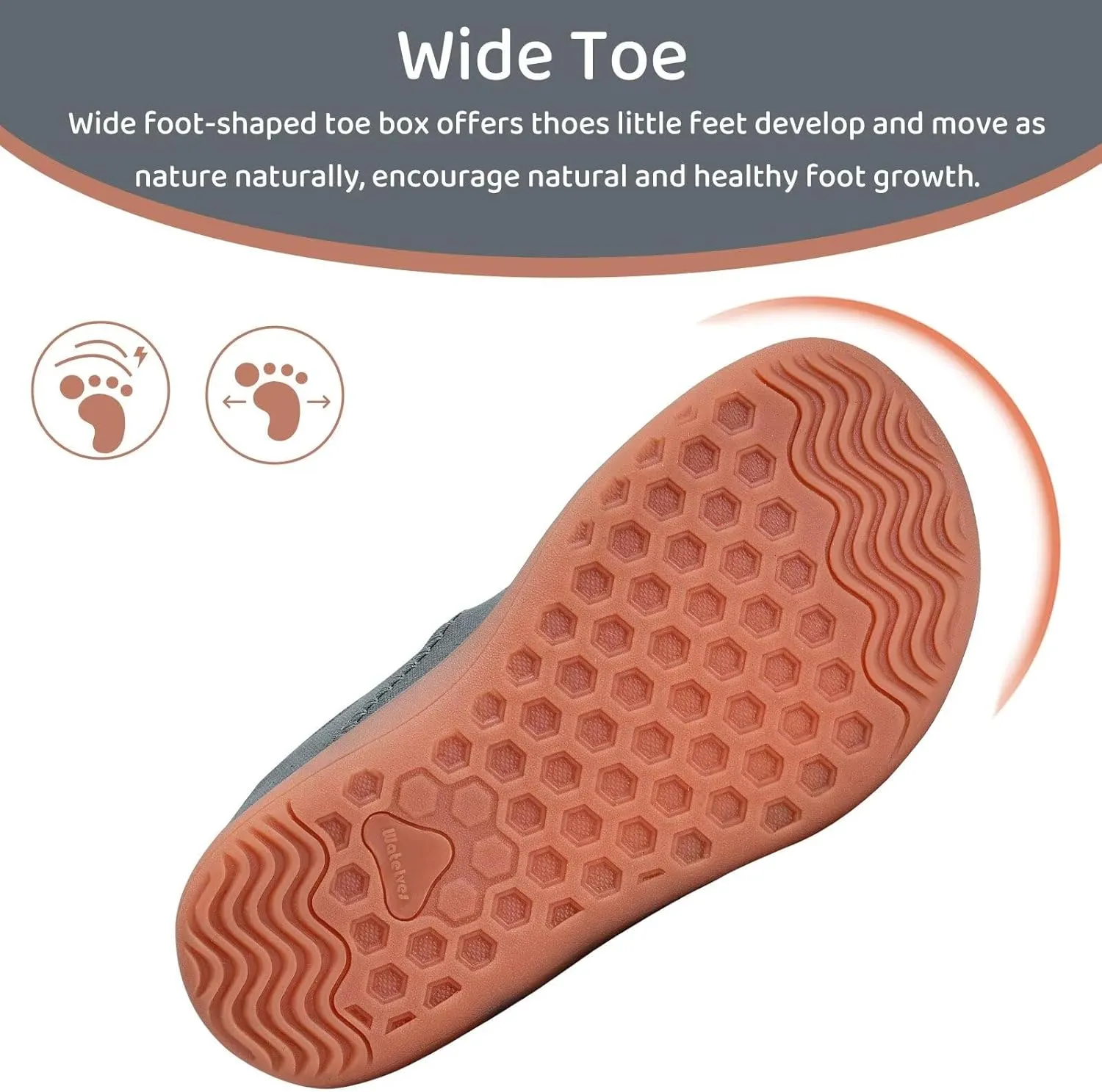 WateLves Toddler Little Kid Wide Barefoot Shoes Boys Girls Minimalist Slip On Sneakers Canvas Walking Shoes Fit Naturally Zero Drop Sole