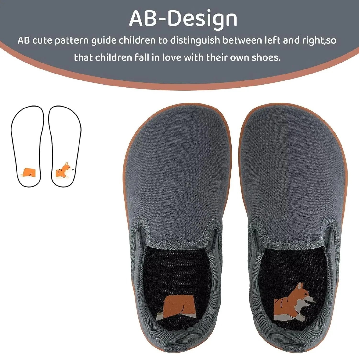 WateLves Toddler Little Kid Wide Barefoot Shoes Boys Girls Minimalist Slip On Sneakers Canvas Walking Shoes Fit Naturally Zero Drop Sole