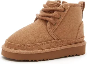 Weestep Girls and Boys Snow Fashion Ankle Boots Warm Walking Outdoor shoes with zipper (Baby/Toddler/Little kid)