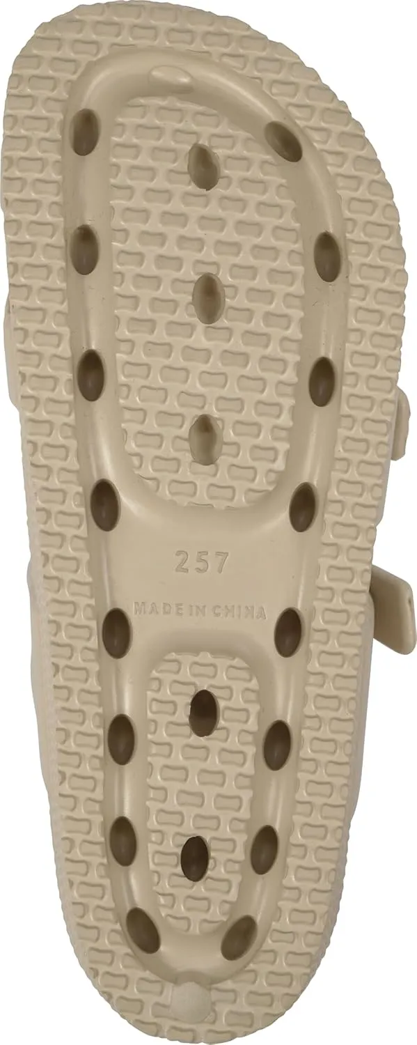 Weweya Womens Sandal with Arch Support - Adjustable Buckle Straps Beach Slides - Summer Lightweight Flip Flops Sandals