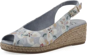 WHITE MOUNTAIN Women's Maize Sling-Back Mini-Heel Espadrille Sandal