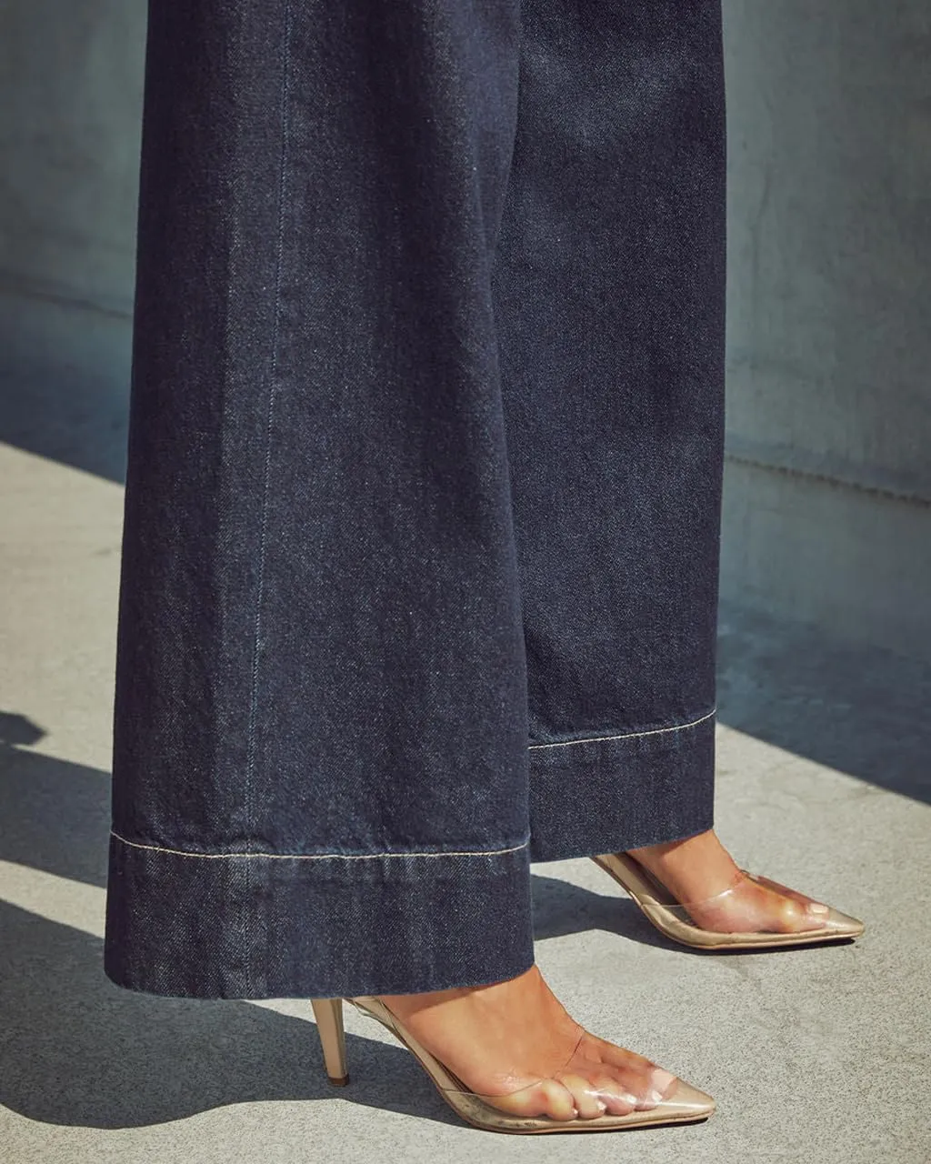 Wide Leg Jeans for Women - High Waisted Baggy Jeans Stretch Loose Denim Pants